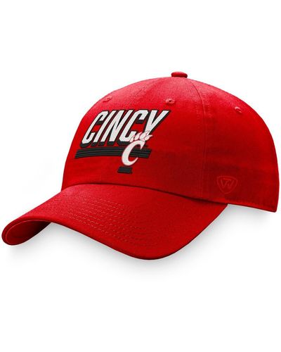 Top Of The World Cincinnati Bearcats Slice Adjustable Hat - Red