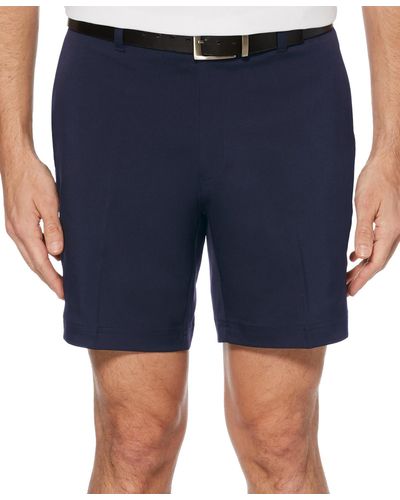 PGA TOUR Flat-front Golf Shorts - Blue