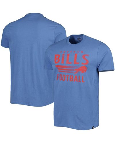 '47 Buffalo Bills Wordmark Rider Franklin T-shirt - Blue
