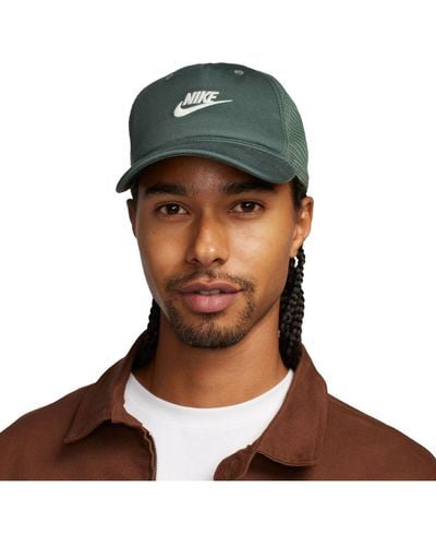 Nike Hunter Green Futura Lifestyle Rise Trucker Adjustable Hat