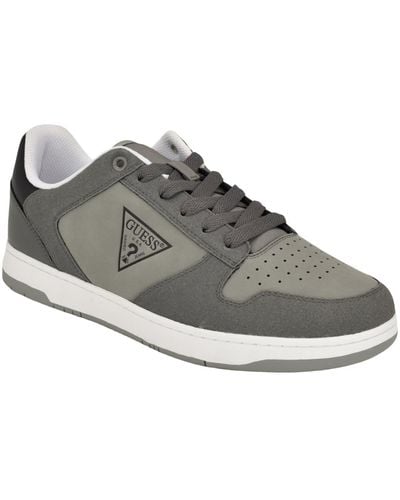 Guess Tasko Low Top Lace Up Casual Sneakers - Gray