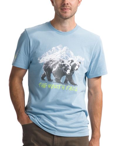 The North Face Short-sleeve Bear Tee - Blue