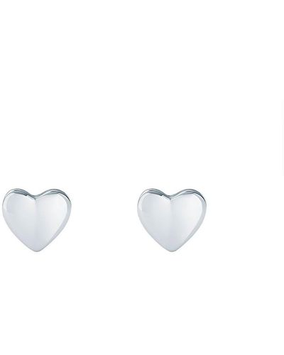 Ted Baker Harly: Tiny Heart Stud Earrings - White