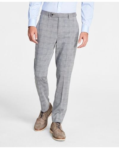 Ben Sherman Skinny-fit Stretch Suit Pants - Gray