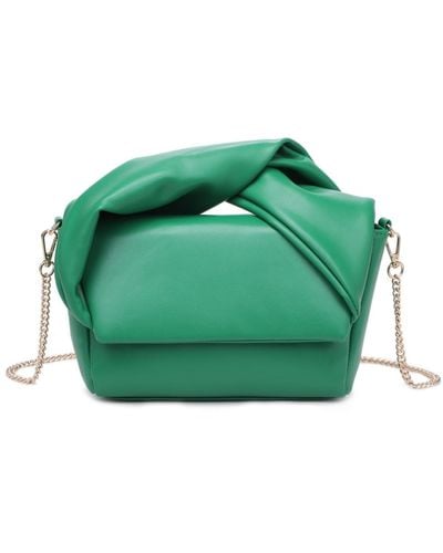 Urban Expressions Odette Twist Top Handle Bag - Green
