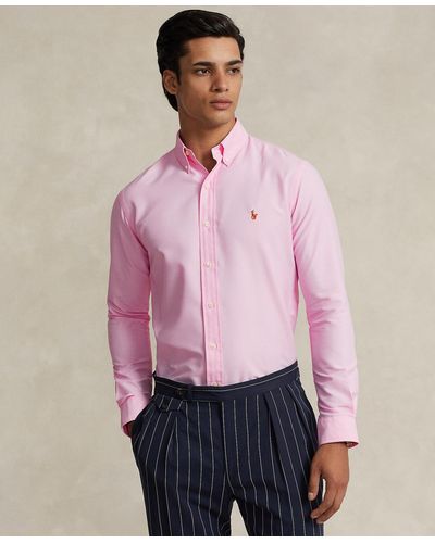 Polo Ralph Lauren Classic-fit Performance Oxford Shirt - Pink