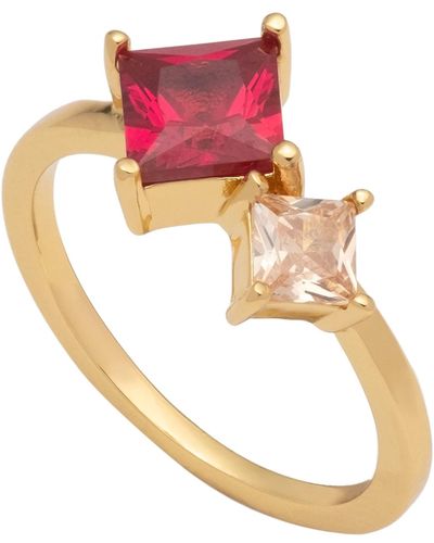 Bonheur Jewelry Marion Multi Stone Ring - Pink
