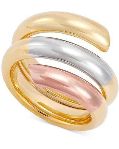 Macy's Tricolor Coil Ring - Metallic