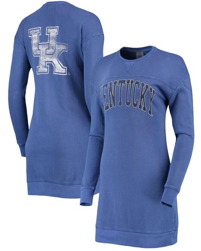 Gameday Couture Kentucky Wildcats 2-hit Sweatshirt Mini Dress - Blue