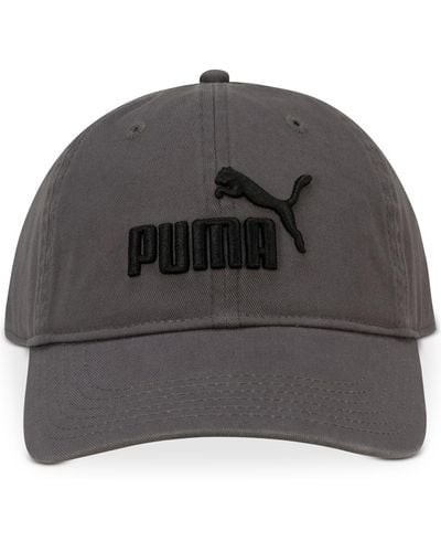 PUMA #1 Adjustable Cap 2.0 Strapback Hat - Gray