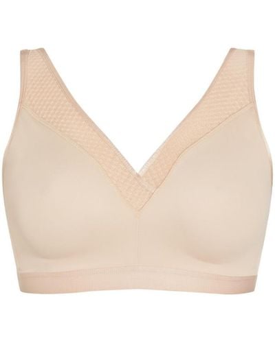 Avenue Plus Size Cooling Wire Free Bra in White