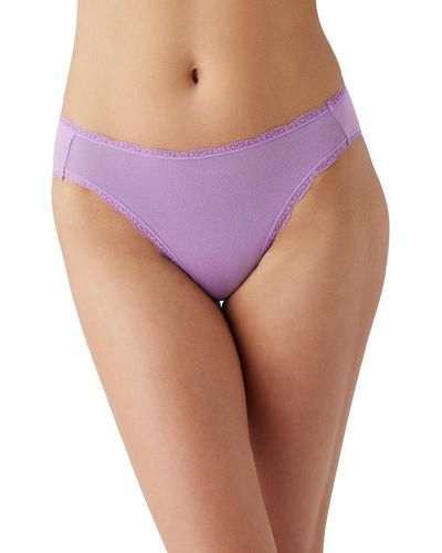 B.tempt'd By Wacoal Inspired Eyelet High-leg Underwear 971219 - Purple
