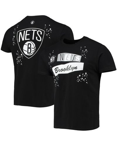 FISLL Brooklyn Nets Confetti T-shirt - Black