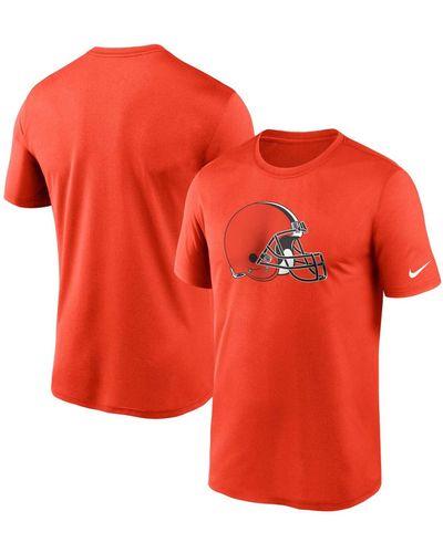Nike Cleveland Browns Logo Essential Legend Performance T-shirt - Orange