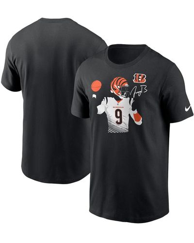 Nike Joe Burrow Cincinnati Bengals Player Graphic T-shirt - Black