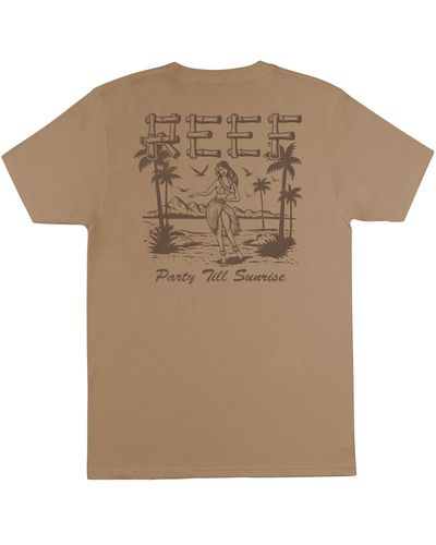 Reef Island Girl Short Sleeve T-shirt - Natural