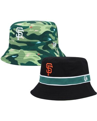 KTZ San Francisco Giants Reverse Bucket Hat - Green