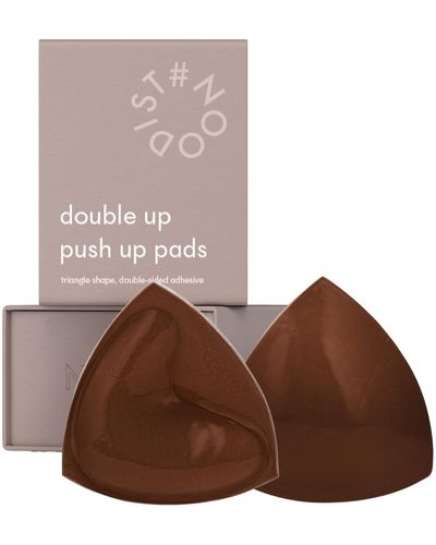 NOOD Double Up Volume Push-up Pads (triangle) - Brown