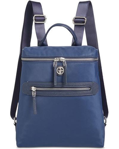 Giani Bernini Nylon Backpack - Blue