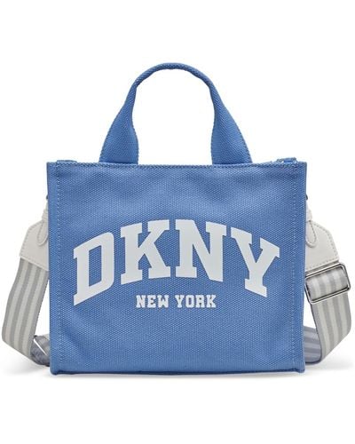 DKNY Hadlee Logo Tote - Blue