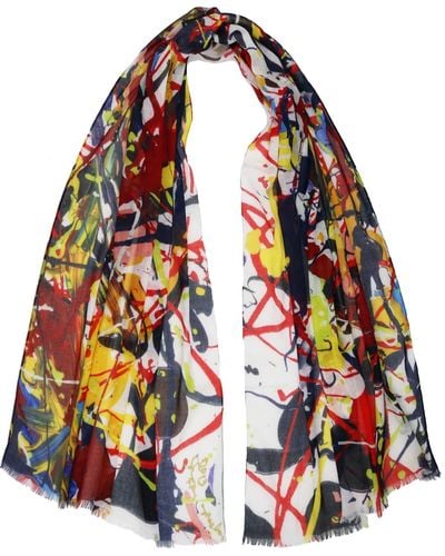 Fraas X Sweater Maybach Taffy Balloon Madness Scarf - Red