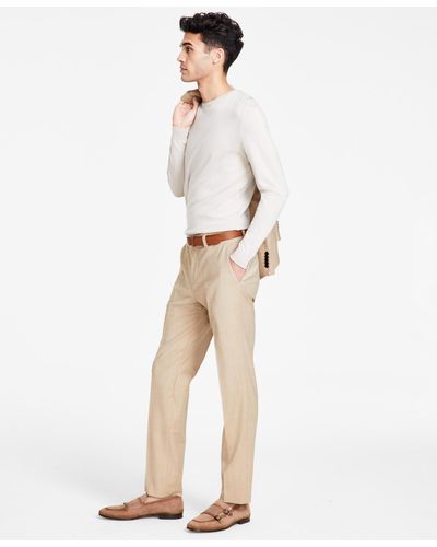 BOSS Hugo By Modern-fit Suit Pants - Natural