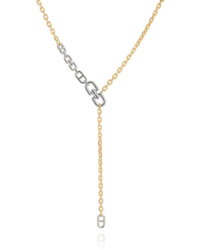 Vince Camuto Gold-tone And Silver-tone Y Necklace - Metallic