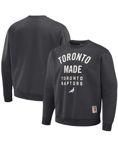 Staple Nba X Toronto Raptors Plush Pullover Sweatshirt - Black