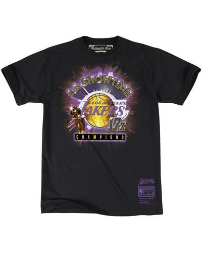 Mitchell & Ness Los Angeles Lakers Showtime Collection T-shirt - Black