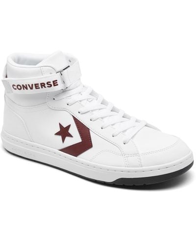 Converse Pro Blaze V2 Mid-top Casual Sneakers From Finish Line - White