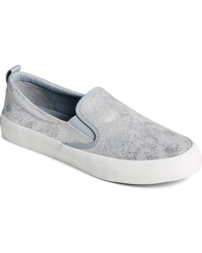 Sperry silver deals sneakers