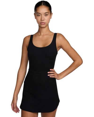 Nike One Dri-fit Scoop Neck Sleeveless Dress - Black