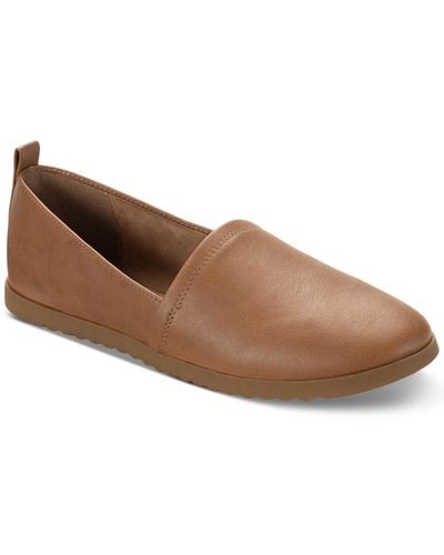 Style & Co. Nolaa Round-toe Slip-on Flats - Brown