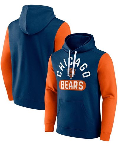 Fanatics Chicago Bears Extra Point Pullover Hoodie - Blue
