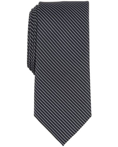 BarIII Weston Stripe Tie - Gray