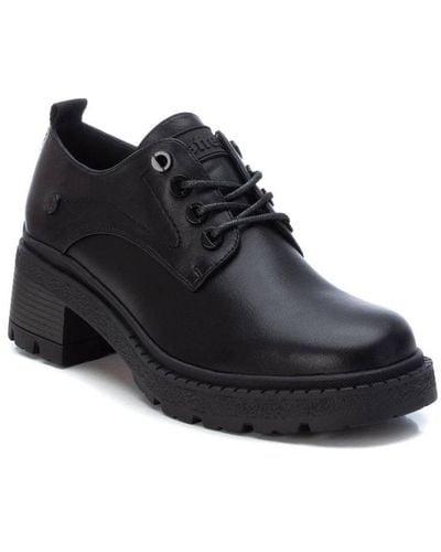 Xti Lace-up Oxfords By - Black