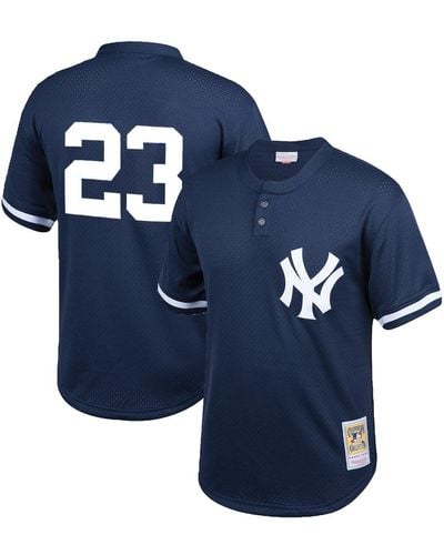 Mitchell & Ness Don Mattingly New York Yankees Cooperstown Collection Big And Tall Mesh Batting Practice Jersey - Blue