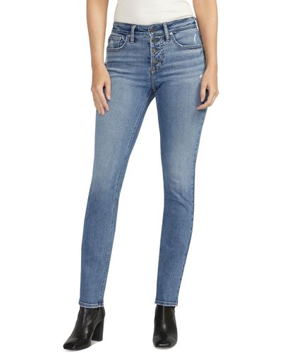 Silver Jeans Co. Most Wanted Straight-leg Jeans - Blue
