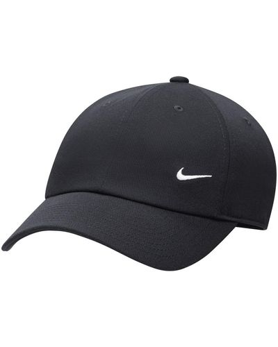 Nike And Swoosh Club Performance Adjustable Hat - Blue