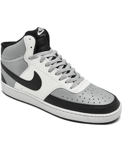 Nike Court Vision Mid Next Nature Casual Sneakers From Finish Line in White  for Men | Lyst