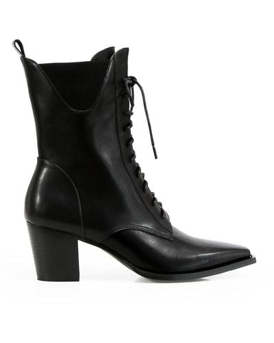 Belle & Bloom Jumping Ship Laced Boot - Black