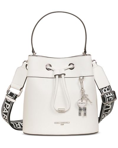 Karl Lagerfeld Adele Medium Bucket Bag - White