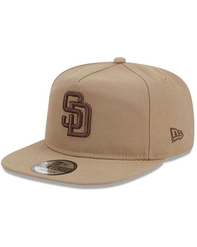 KTZ Khaki San Diego Padres Golfer Adjustable Hat - Natural