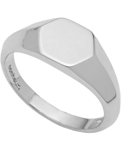 Bonheur Jewelry Mabel Bespoke Signet Ring - White