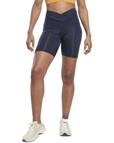 Reebok Workout Ready Basic Bike Shorts - Blue