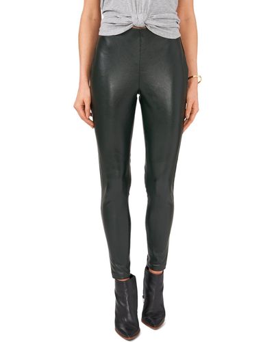 Vince Camuto Faux-leather Skinny Pants - Gray