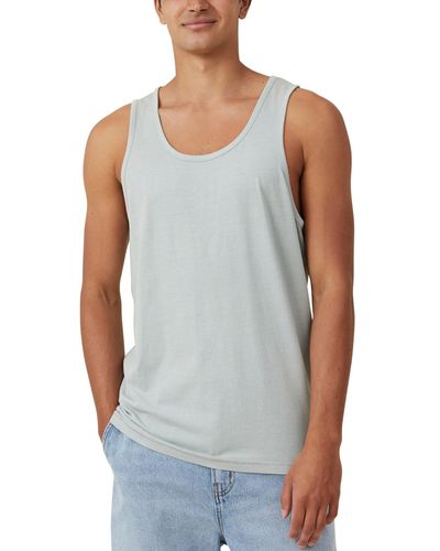 Cotton On Relaxed Fit Tank - Blue