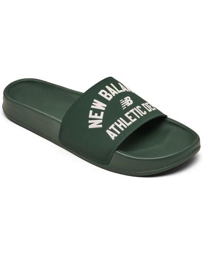 New Balance 200 Slide Sandals From Finish Line - Green
