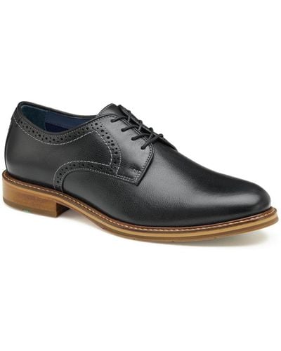 Johnston & Murphy Xc Flex Raleigh Plain Toe Shoes - Black