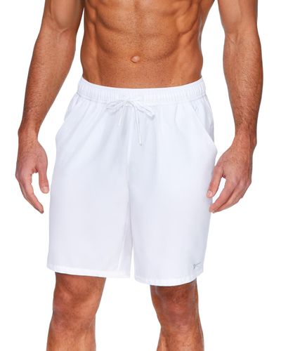 Reebok 9" Athlete Volley Swim Shorts - White